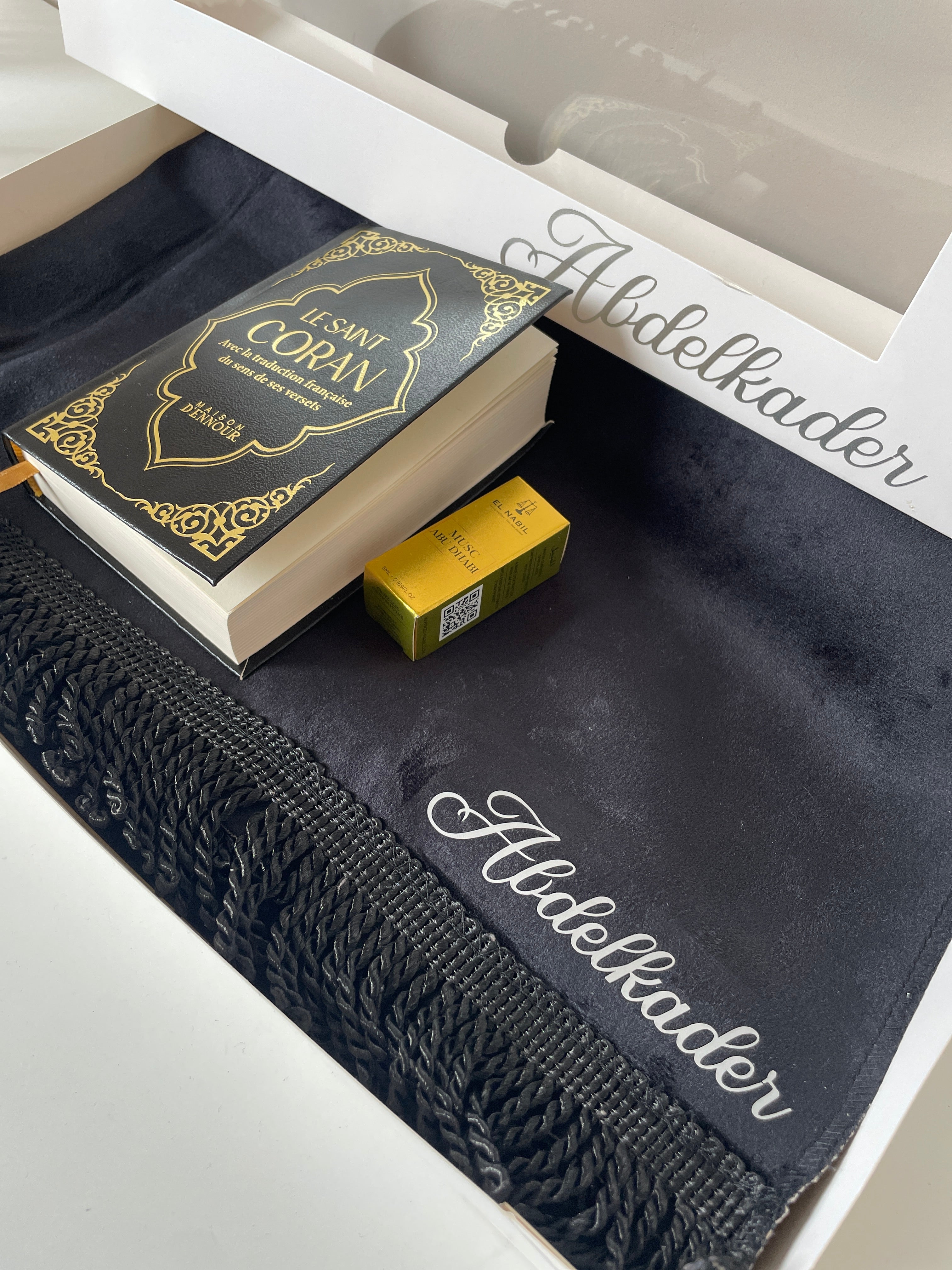 BOX TAPIS DE PRIÈRE CORAN