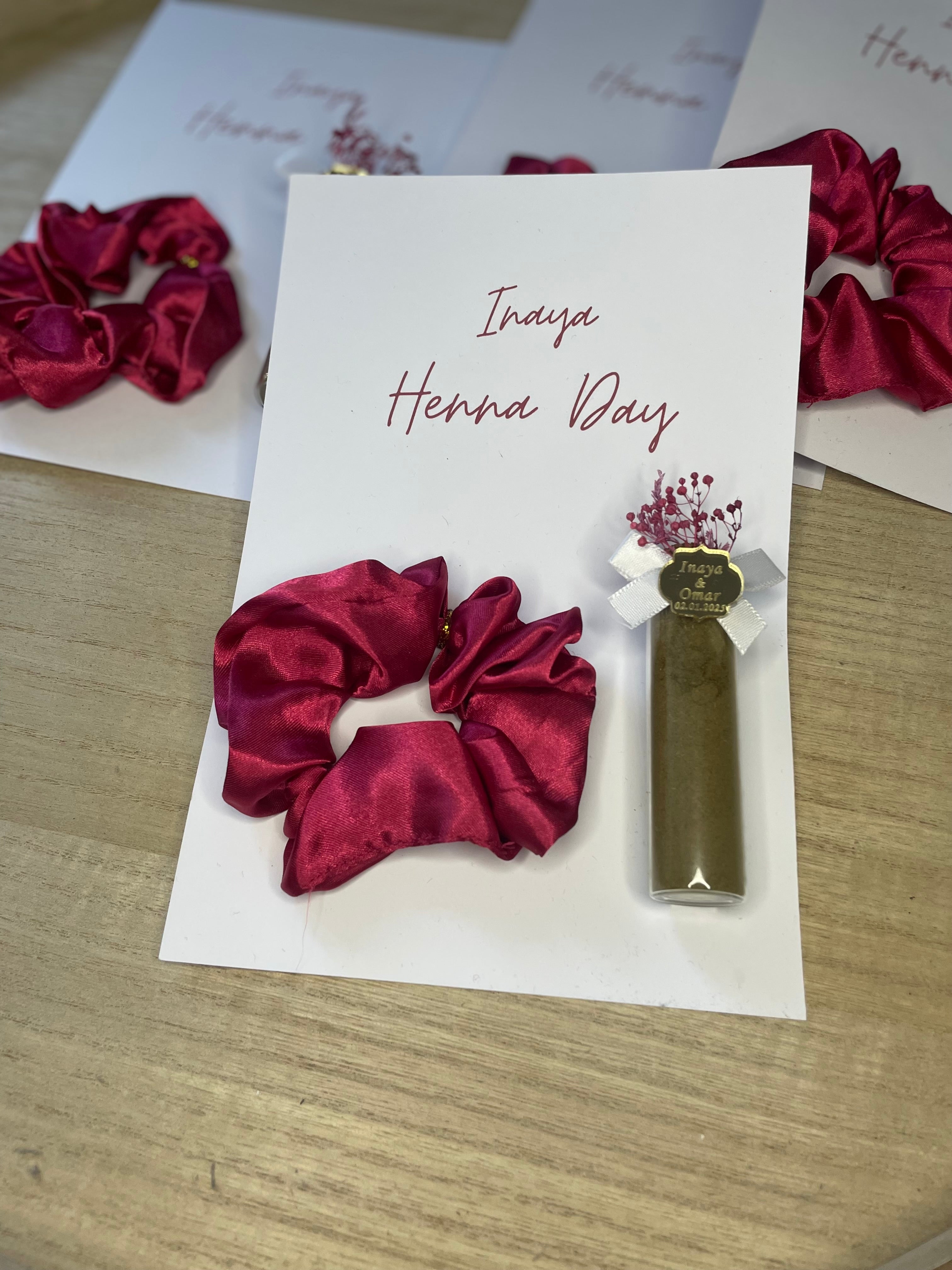 CARTE CHOUCHOU & FIOLLE HENNÉ